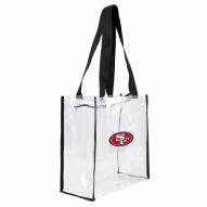 San Francisco 49ers Clear Square Stadium Tote