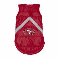 San Francisco 49ers Dog Puffer Vest