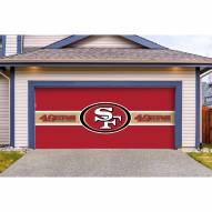 San Francisco 49ers Double Garage Door Cover