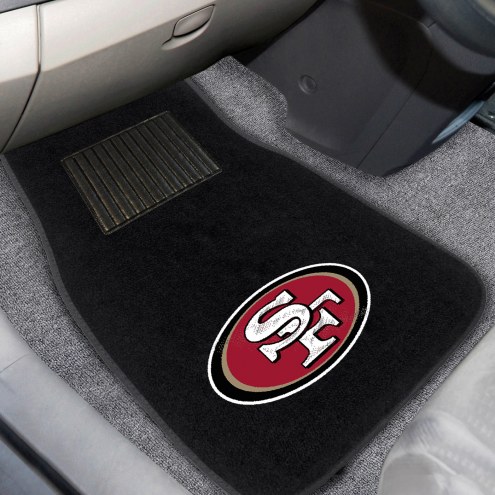 San Francisco 49ers Embroidered Car Mats