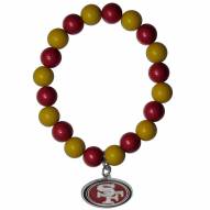 San Francisco 49ers Fan Bead Bracelet