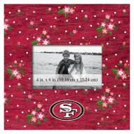 San Francisco 49ers Floral 10" x 10" Picture Frame