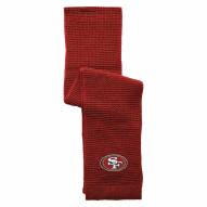 San Francisco 49ers Full Color Waffle Scarf