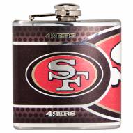 San Francisco 49ers Hi-Def Stainless Steel Flask
