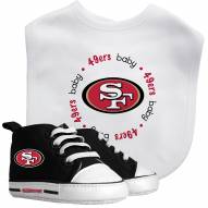 San Francisco 49ers Infant Bib & Shoes Gift Set