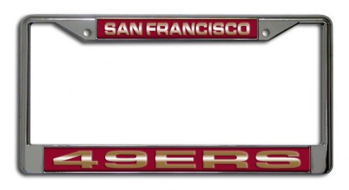 San Francisco 49ers Laser Cut License Plate Frame