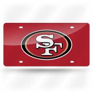 San Francisco 49ers Laser Cut License Plate