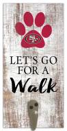 San Francisco 49ers Leash Holder Sign