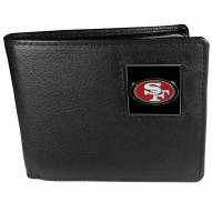 San Francisco 49ers Leather Bi-fold Wallet in Gift Box