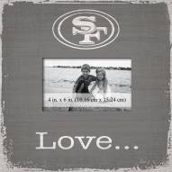 San Francisco 49ers Love Picture Frame