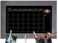 San Francisco 49ers Monthly Chalkboard with Frame