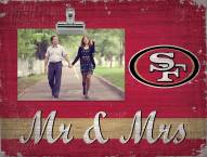 San Francisco 49ers Mr. & Mrs. Clip Frame
