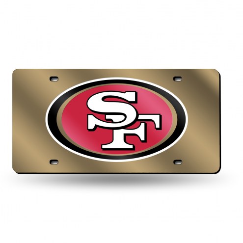 San Francisco 49ers NFL Laser Cut License Plate