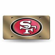 San Francisco 49ers NFL Laser Cut License Plate