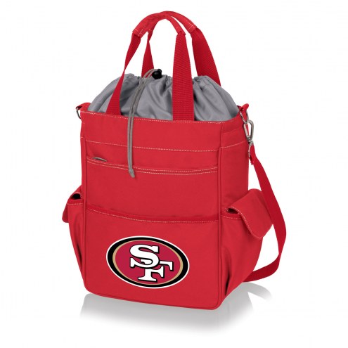 San Francisco 49ers Red Activo Cooler Tote