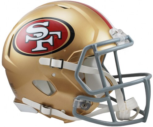 San Francisco 49ers Riddell Speed Full Size Authentic Football Helmet