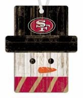 San Francisco 49ers Snowman Ornament