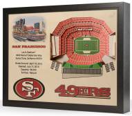 San Francisco 49ers 25-Layer StadiumViews 3D Wall Art
