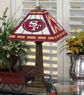 San Francisco 49ers Stained Glass Mission Table Lamp
