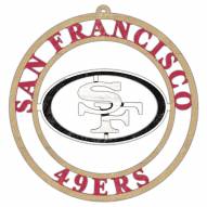 San Francisco 49ers Team Logo Cutout Door Hanger