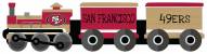San Francisco 49ers Train Cutout 6" x 24" Sign