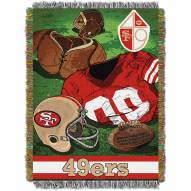 San Francisco 49ers Vintage Woven Tapestry Throw Blanket
