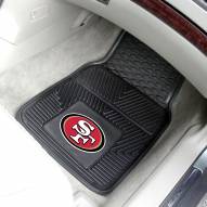 San Francisco 49ers Vinyl 2-Piece Car Floor Mats
