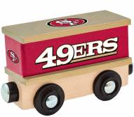 San Francisco 49ers Wood Box Car Train