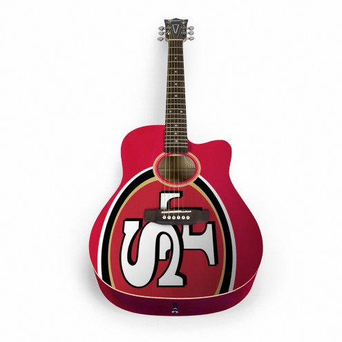 San Francisco 49ers Woodrow Acoustic Guitar