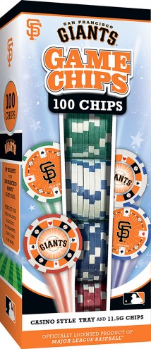 San Francisco Giants 100 Piece Poker Chips