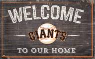 San Francisco Giants 11" x 19" Welcome to Our Home Sign