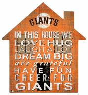 San Francisco Giants 12" House Sign