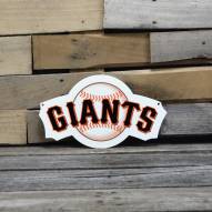 San Francisco Giants 12" Steel Logo Sign