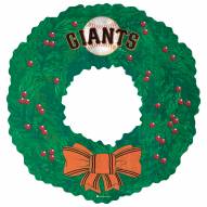 San Francisco Giants 16" Team Wreath Sign
