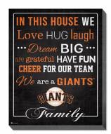 San Francisco Giants 16" x 20" In This House Canvas Print