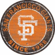 San Francisco Giants 24" Heritage Logo Round Sign
