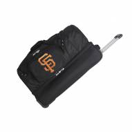San Francisco Giants 27" Drop Bottom Wheeled Duffle Bag