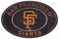 San Francisco Giants 46" Heritage Logo Oval Sign