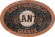 San Francisco Giants 46" Team Color Oval Sign