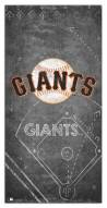 San Francisco Giants 6" x 12" Chalk Playbook Sign