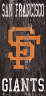 San Francisco Giants 6" x 12" Heritage Logo Sign
