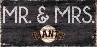 San Francisco Giants 6" x 12" Mr. & Mrs. Sign