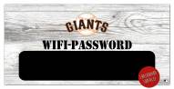 San Francisco Giants 6" x 12" Wifi Password Sign