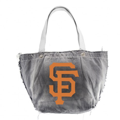 San Francisco Giants Black MLB Vintage Tote Bag