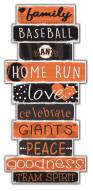 San Francisco Giants Celebrations Stack Sign