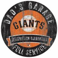 San Francisco Giants Dad's Garage Sign