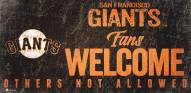 San Francisco Giants Fans Welcome Sign