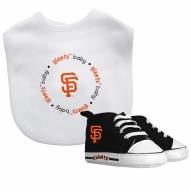 San Francisco Giants Infant Bib & Shoes Gift Set