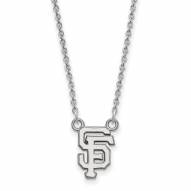 San Francisco Giants Sterling Silver Small Pendant Necklace