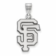 San Francisco Giants Sterling Silver Large Pendant